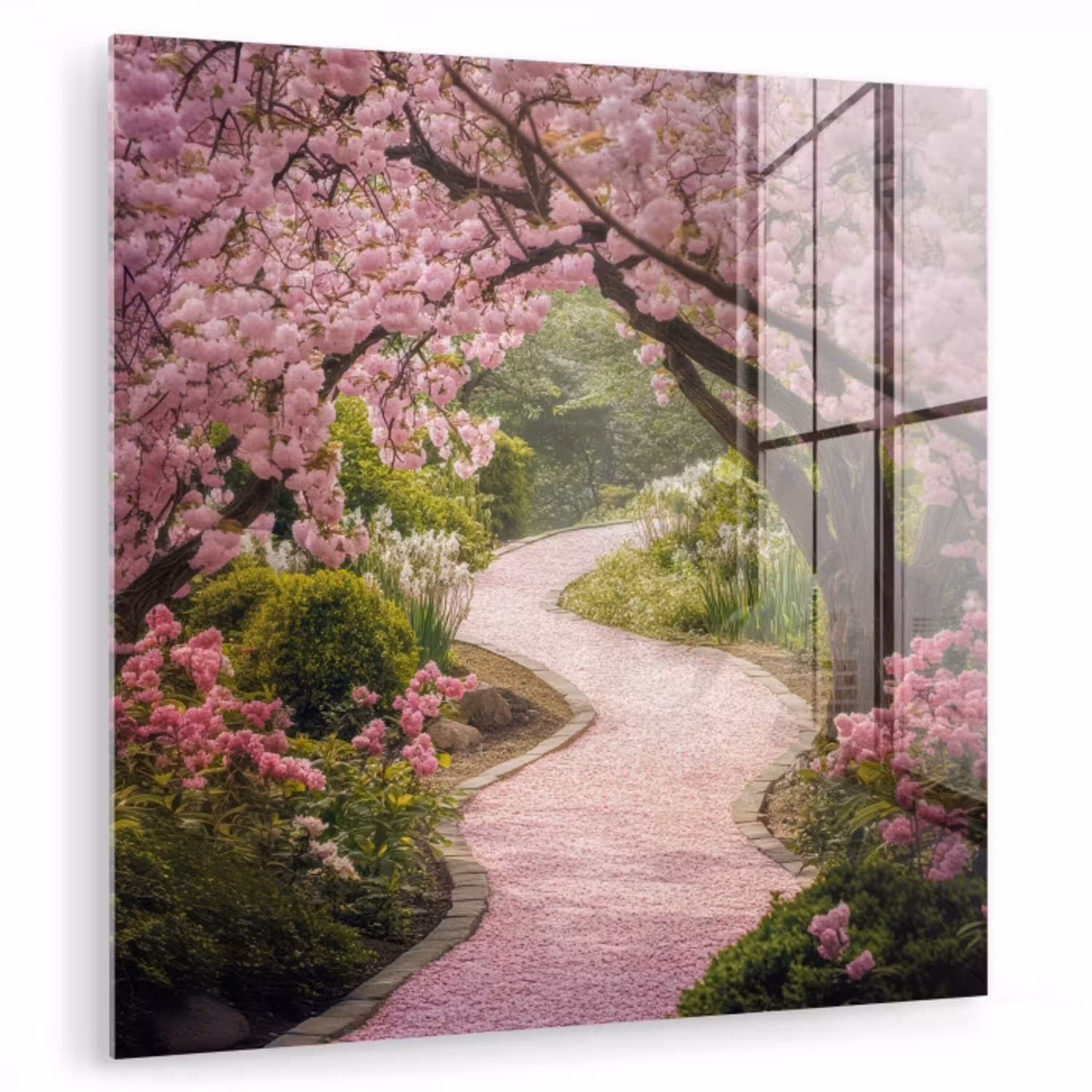 Kersenbloesem - Natuur - Sakura - Pad - Japanse tuin plexiglas 5mm klein -zzzproduct_nieuw
