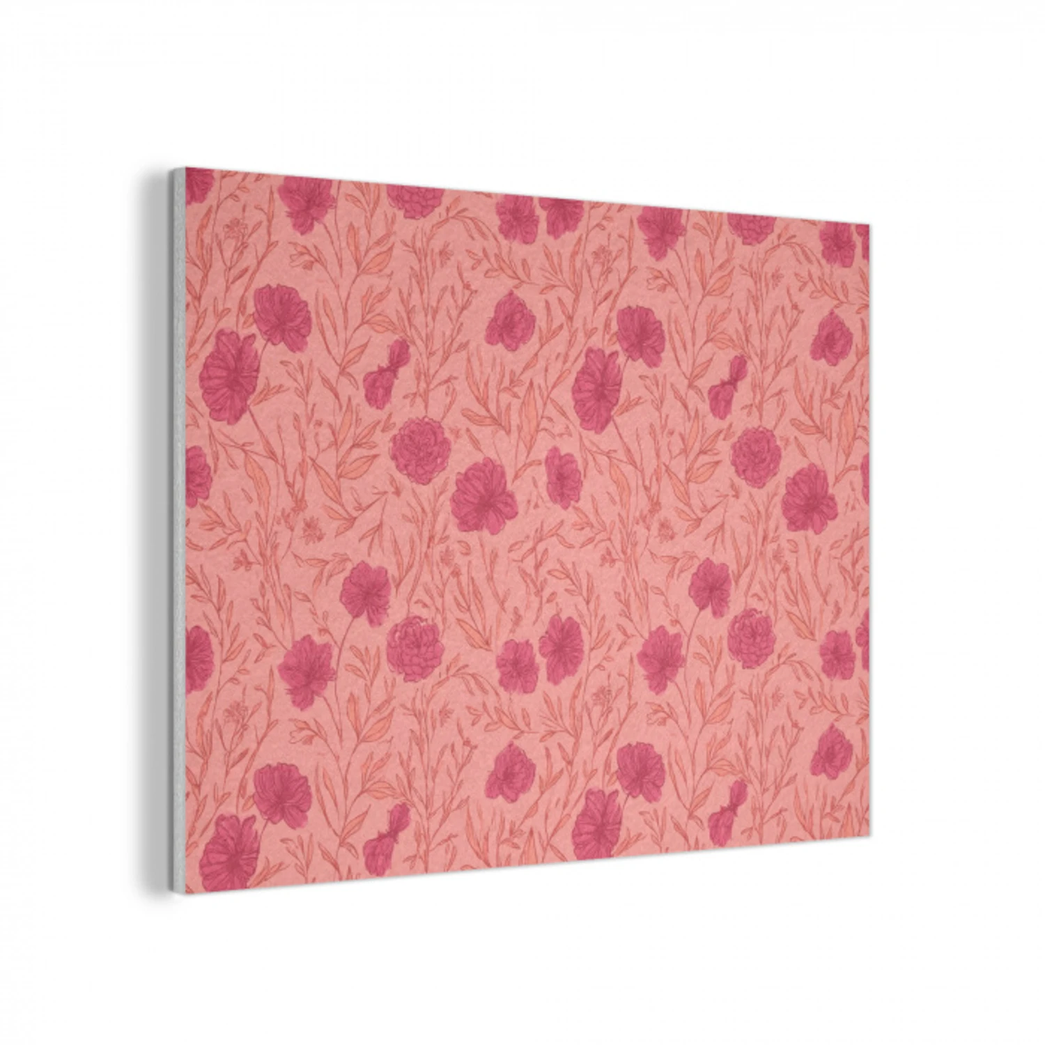 Weidebloemen - Romantisch - Roze PET vilt klein 837 -3d