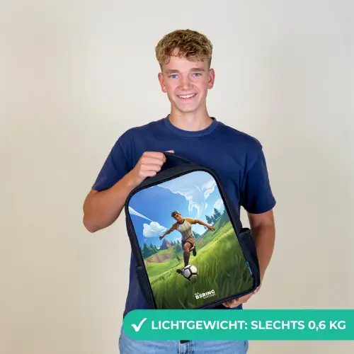 Voetbal - Jongen - Goal - Voetbaltenue Rugzak - Zwart middel -sfeer7_NL