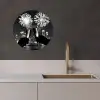Vuurwerk - Proosten - Skyline - Champagne KitchenYeah - Keuken - Wandcirkel Forex klein -sfeer1