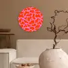 Vormen - Roze - Rood Wandcirkel plexiglas klein 852 -sfeer1
