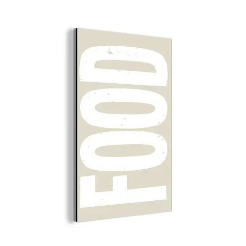Food - Eten - Decoratie - Japandi aluminium wit klein -3d