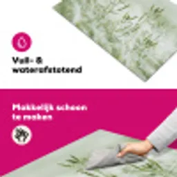 Grassen - Minimalistisch - Groen Inductie beschermer vinyl 3mm klein -wsfeer6_website