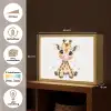 Giraffe - Roze - Kauwgom Light Box met batterij (Wandlamp kind) middel -USP_websiteoverzichtNL