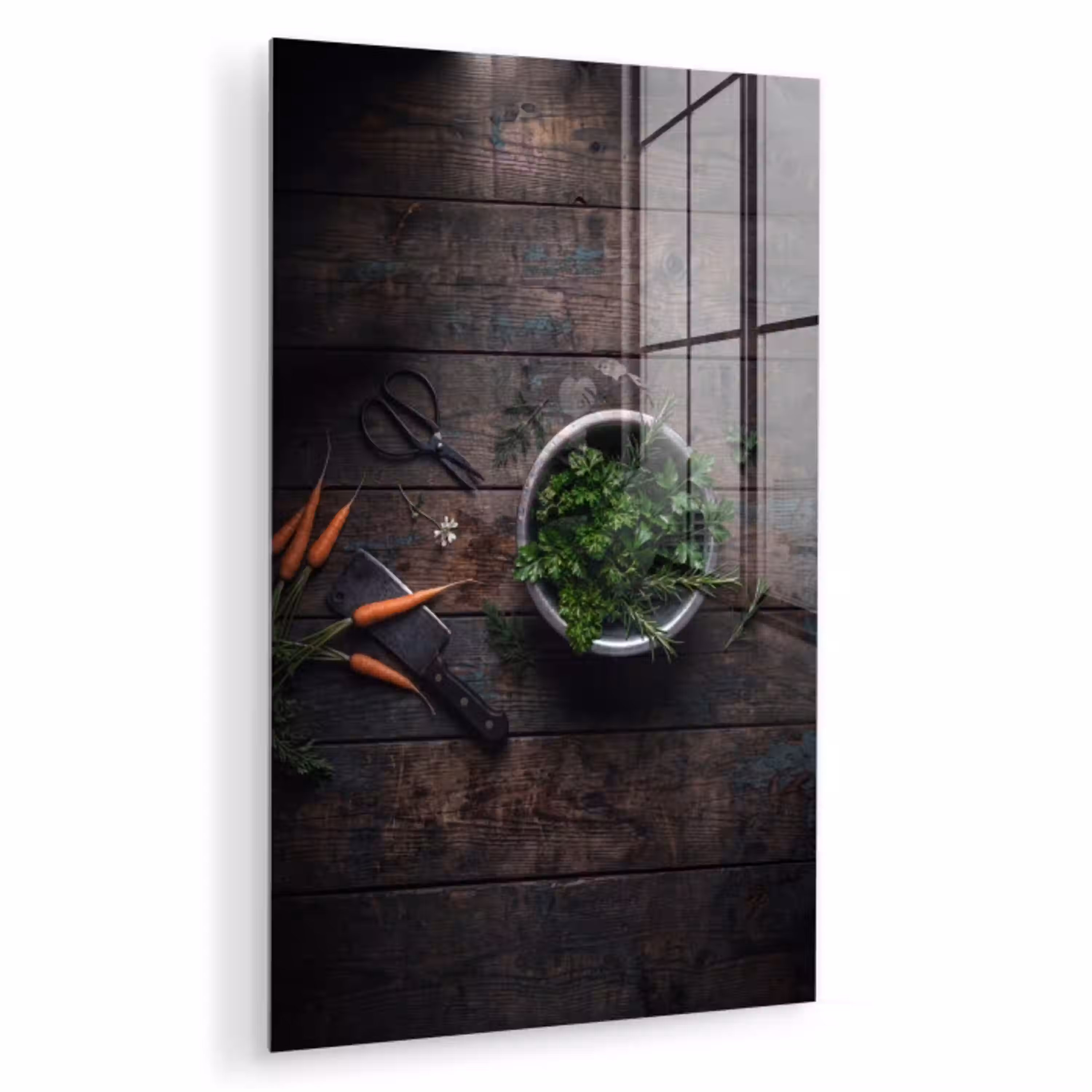 Groenten - Hout - Eten plexiglas 5mm klein -zzzproduct_nieuw