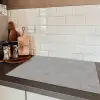 Beton - Oud - Patroon Inductie beschermer vinyl 3mm klein 276 -sfeer3