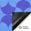 Blauw - Maanvlakken - Patroon Deurmat klein 898 -antislip_NL