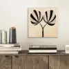 Bladeren - Gestreept - Stengel - Beige aluminium wit klein -sfeer1
