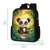 Panda - Bamboebos - Groen Rugzak - Zwart middel -productfoto_formaten