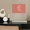 Minimalistisch - Illustratie - Aardbei - Tak poster papier klein -sfeer1