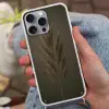 Tak - Pluimgras - Donkerbruin Hoesje iPhone 16 Pro Max met koord klein -sfeer3