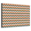 Retro - Disco - Golven - Kleur Textielframe zwart klein 947 -3d