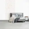 Terrazzo -  Patroon - Wit - Perzik fotobehang vinyl groot 64 -slaapkamer