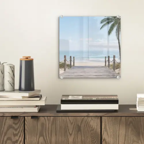 Palmbomen - Pad - Horizon plexiglas 5mm klein -sfeer1