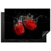 Spektakel van Paprika en Water Inductie beschermer vinyl 3mm klein -3d