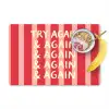 Strepen - Rood - Try again Placemat vinyl groot -zzzproduct_Kitchenyeah-website
