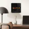 Lepels - Specerijen - Zwart - Kruiden - Rustiek plexiglas 5mm klein -sfeer6