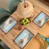 Doorkijk - Helmgras - Duinen - Zee - Landschap Placemat vinyl groot -zzsfeer5_Kitchenyeah-website
