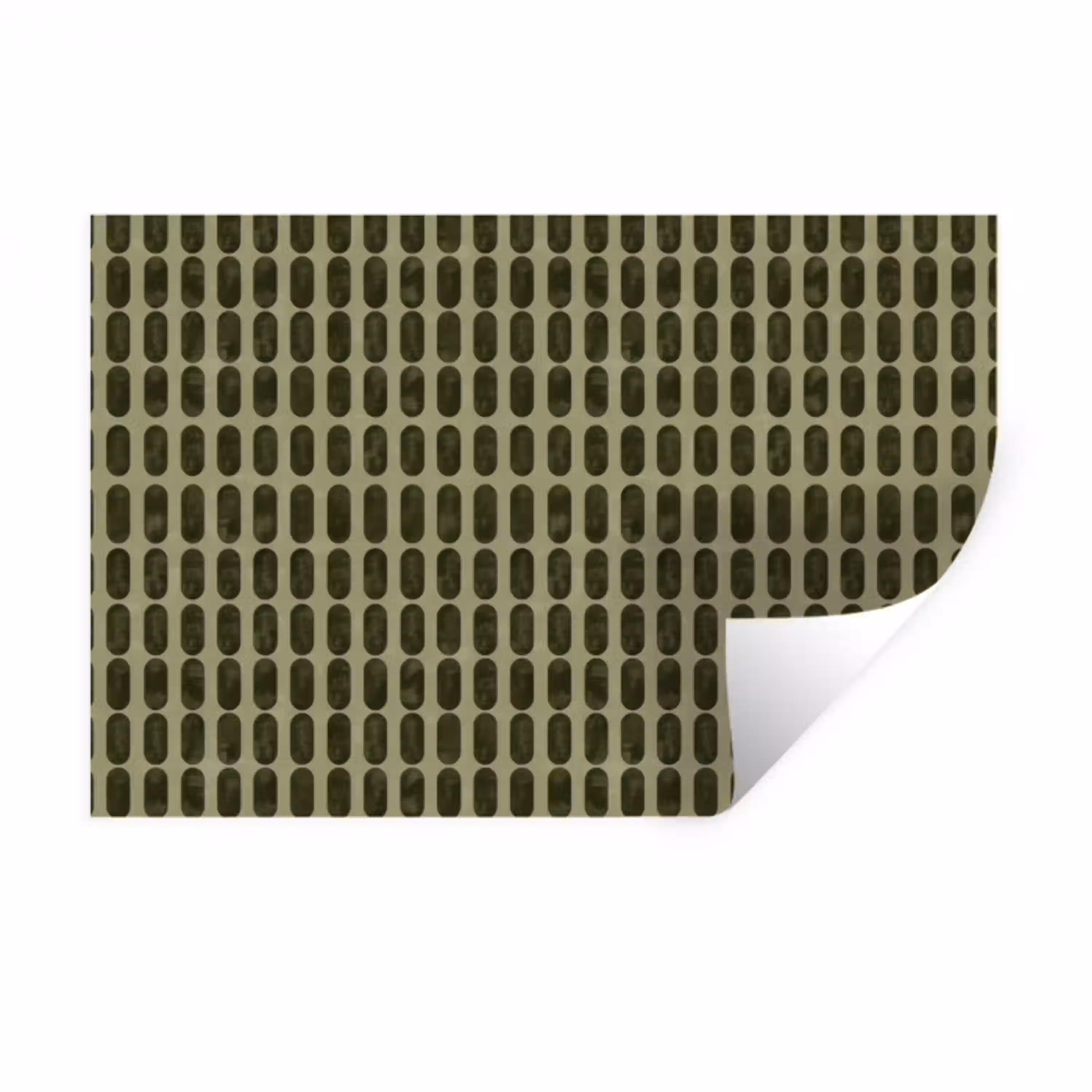 Ritmisch - Effect - Groen Muursticker klein 286 -3d