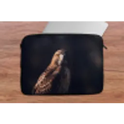 Roofvogel - Buizerd - Bruin laptophoes neopreen klein -tafel