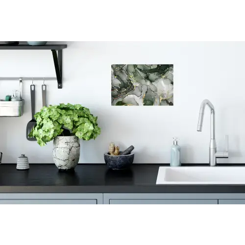 Luxe - Marmer - Groen Muursticker klein -keuken