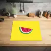 Fruit - Watermeloen - Geel Inductie beschermer vinyl 3mm middel -sfeer5