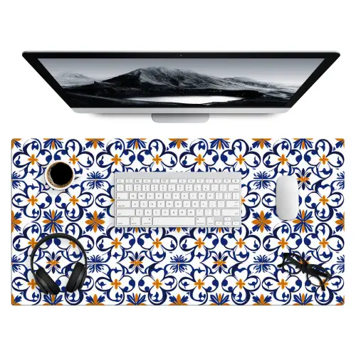 Patroon - Modern - Kleurrijk Muismat XXL klein 681 -3d