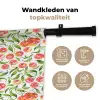 Patroon - Kersen - Wit Wandkleed katoen klein 269 -sfeer2