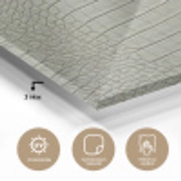 Krokodillenleer - Schubben - Groen plexiglas 5mm klein -wsfeer2_DE