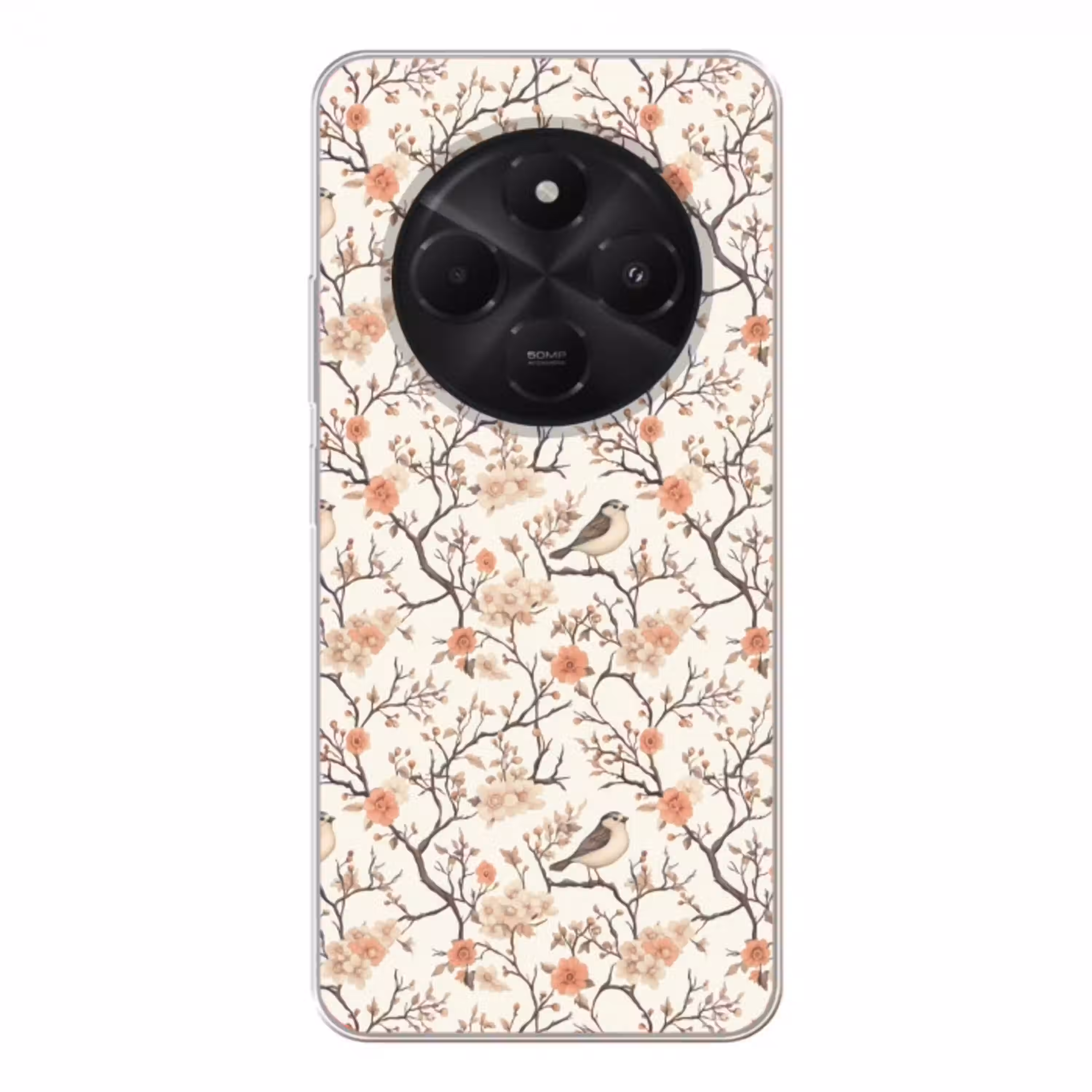 Kersenbloesem - Mus - Roze Telefoonhoesje Xiaomi Poco M7 klein 893 -3d