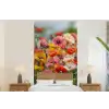 Bloemenveld - Klaprozen - Kleurrijk fotobehang vinyl groot -bed