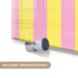 Tekst - Strepen - Roze plexiglas 5mm klein -zzsysteem_NL