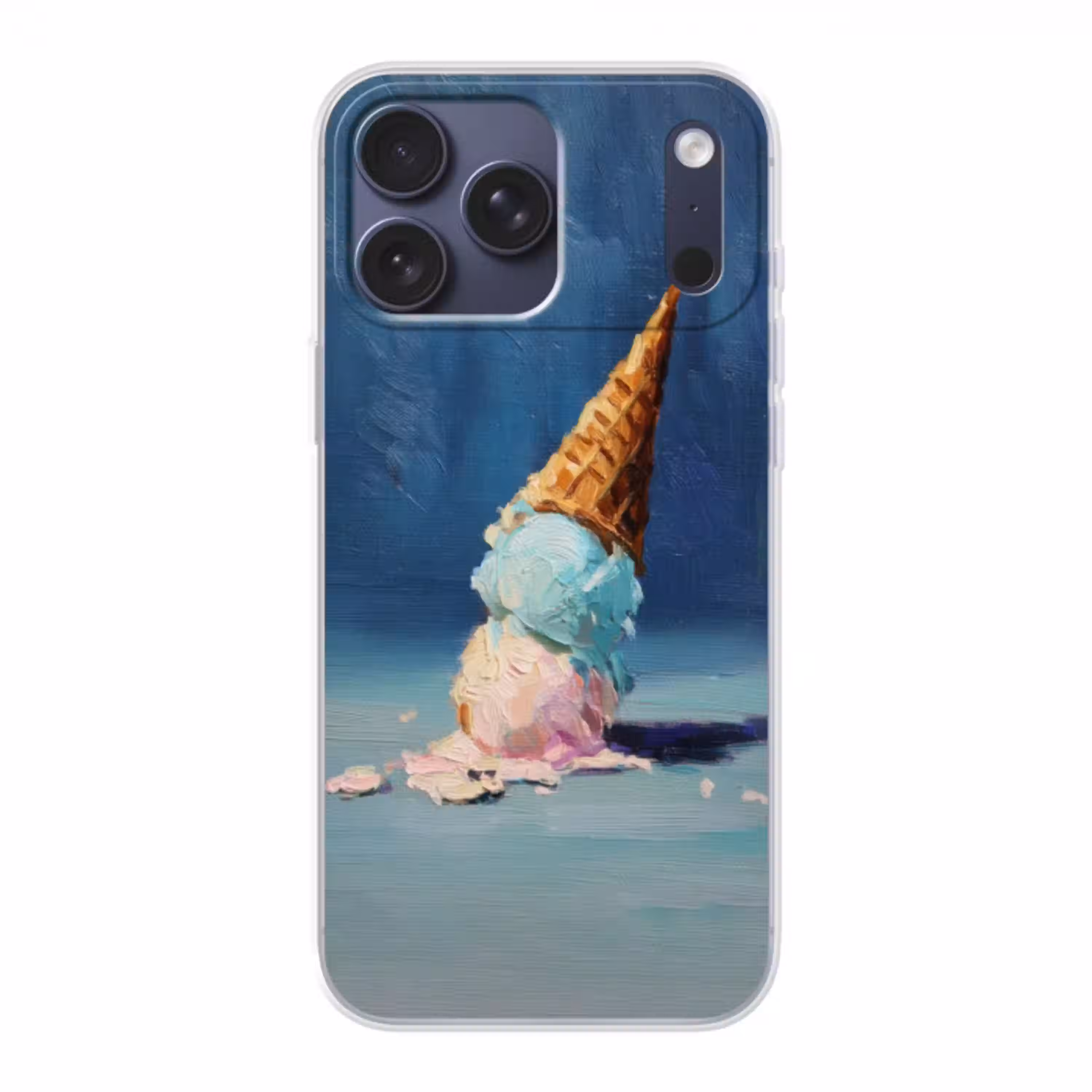 Ijshoorn - Bolletjes - Smelt - Roze Telefoonhoesje iPhone 17 Pro Max klein -3d