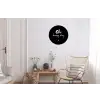 Tekst - Oh happy day - Zomer - Quotes Wandcirkel aluminium klein -woonkamer