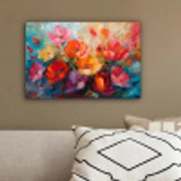 Bloemen - Kunst - Watercolor - Botanisch canvas 2cm klein -sfeer3