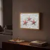 Zeesterren - Water - Helder Light Box met batterij (Wandlamp) middel -sfeer1