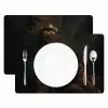 Beer - Bruin - Pak - Hoed Placemat vinyl groot -zzsfeer2_Kitchenyeah-website