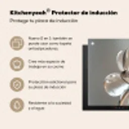 Bloem - Glazen - Doorzichtig Inductie beschermer vinyl 3mm middel -zzzzzzusp-haakje_ES