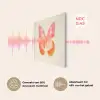Oranje - Vlinder - Minimalistisch PET vilt klein -USP_NL