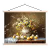 Paaseieren - Stilleven - Vaas textielposter latten blank klein -3d