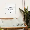 Spreuken - Quotes - Pluk de dag - Carpe diem tuinposter los doek klein -sfeer7