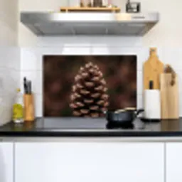 Dennenappel - Bos - Herfst - Bruin - Sfeervol Inductie beschemer met haakjes klein -sfeer2