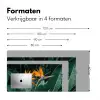 Paradijsvogel - Bloem - Exotisch Muismat XXL klein -sfeer5