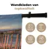 Strand - Zee - Duin - Zonsondergang - Landschap Wandkleed katoen klein -sfeer2