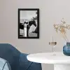 Vrouw - Paard - Artistiek fotolijst zwart zonder passe partout klein -sfeer4