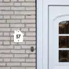 Wit vlak - Traditioneel Naambord Huisje klein -sfeer1