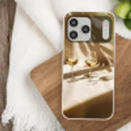 Wijn - Wijnglazen - Wit Telefoonhoesje iPhone 17 Pro Max klein -sfeer1
