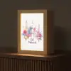 Moskee - Eid Mubarak - Suikerfeest - Kleurrijk - Ramadan - Islamitische Light Box met kabel (Tafellamp) klein -z3d_website