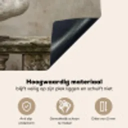 Zwaan - Elegant - Dieren - Wit Inductie beschemer met haakjes klein -ky-onderkant-nl