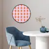 Zon - Motief - Roze Fotolijst rond zonder passe partout klein 856 -sfeer2
